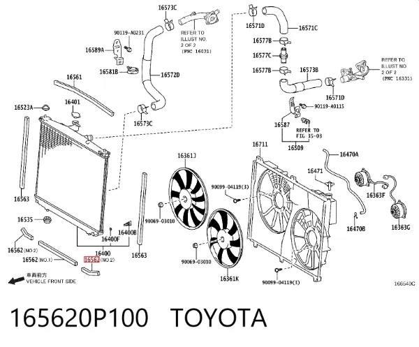  165620P100 Toyota