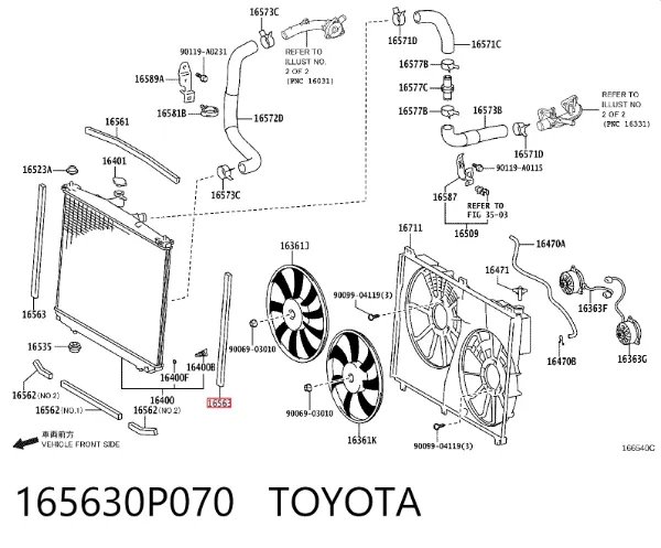  165630P070 Toyota