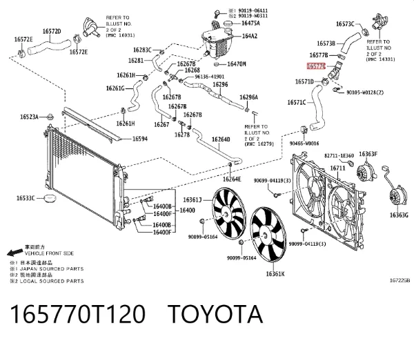  165770T120 Toyota