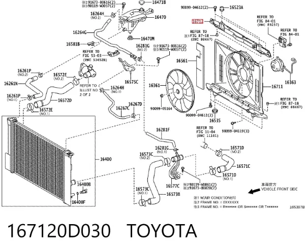  167120D030 Toyota