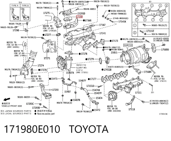  171980E010 Toyota