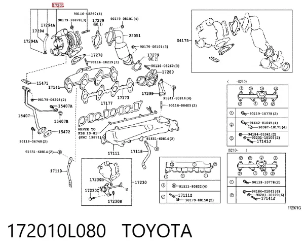 Турбина Toyota Hilux N