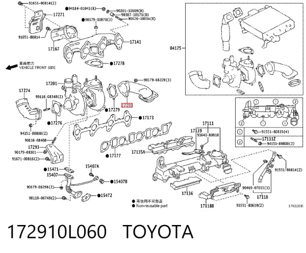  172910L060 Toyota