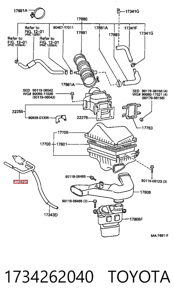  1734262040 Toyota