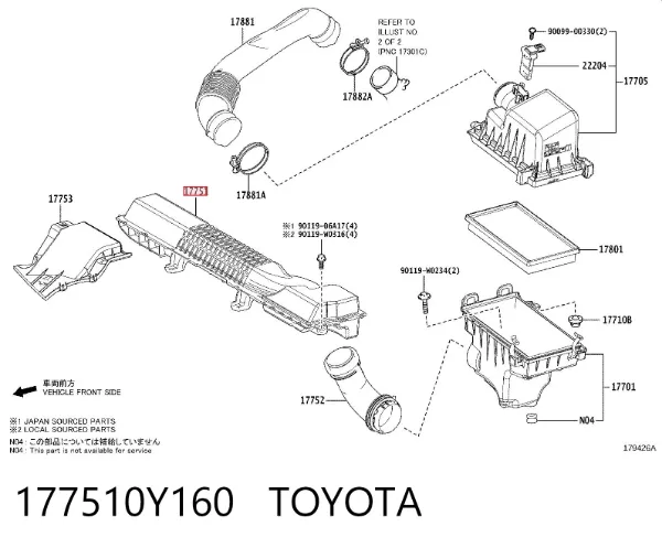  177510Y160 Toyota
