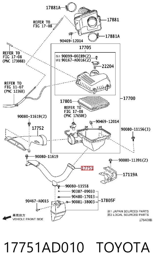  17751AD010 Toyota