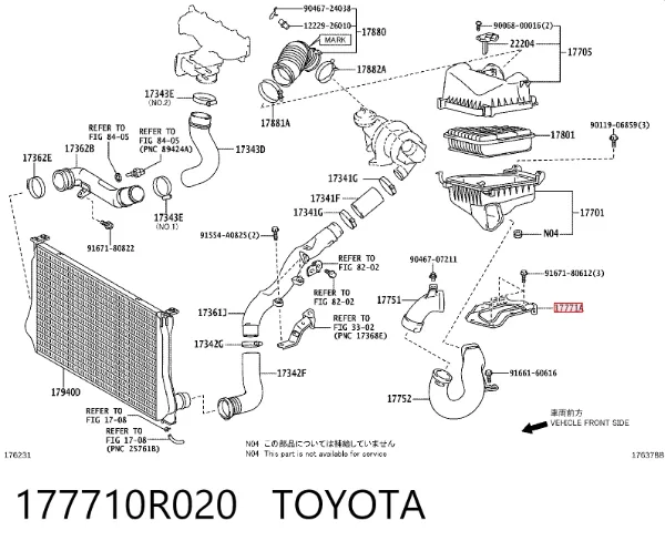  177710R020 Toyota