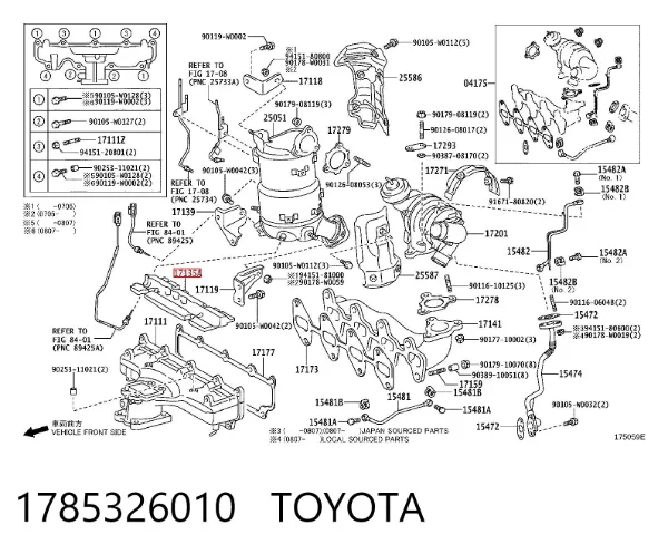  1785326010 Toyota