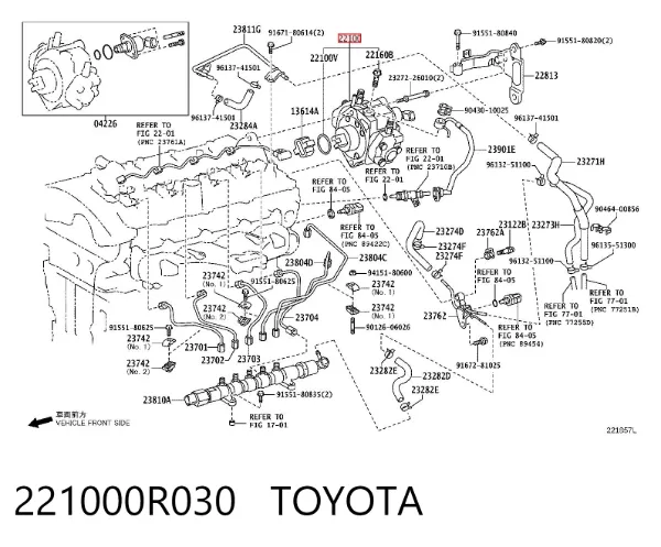ТНВД 221000R030 Toyota