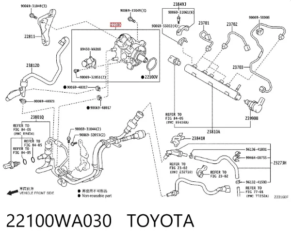  22100WA030 Toyota