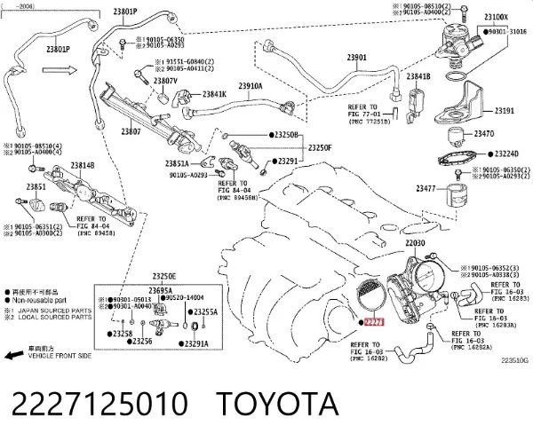  2227125010 Toyota