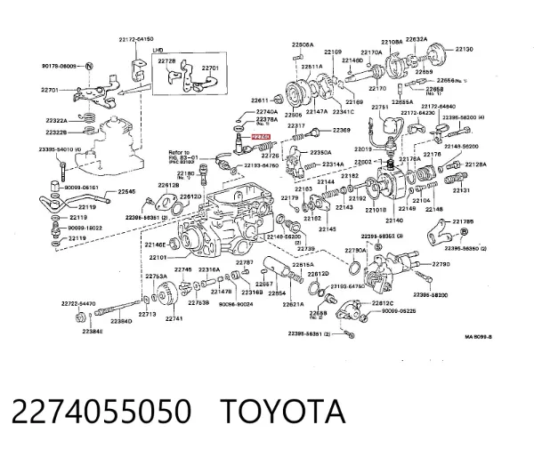  2274055050 Toyota