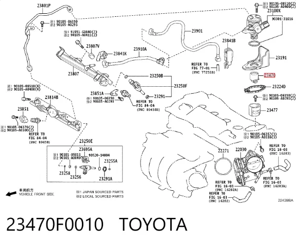  23470F0010 Toyota