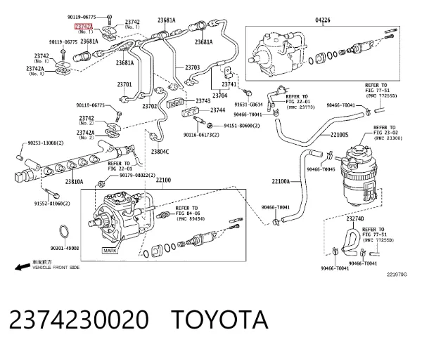  2374230020 Toyota