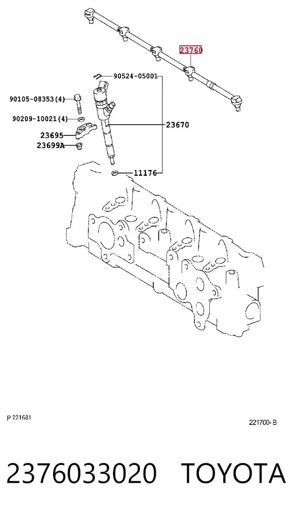  2376033020 Toyota