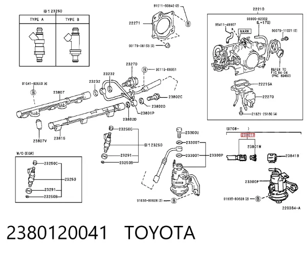  2380120041 Toyota