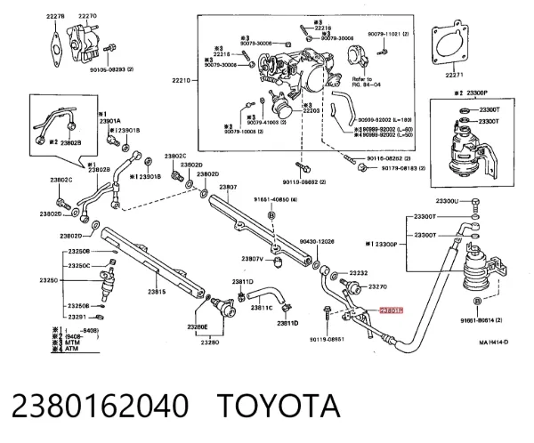  2380162040 Toyota