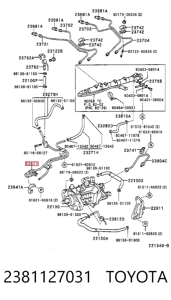  2381127031 Toyota
