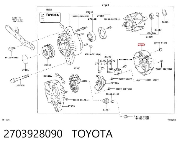  2703928090 Toyota