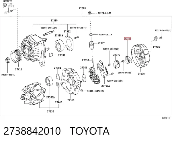  2738842010 Toyota
