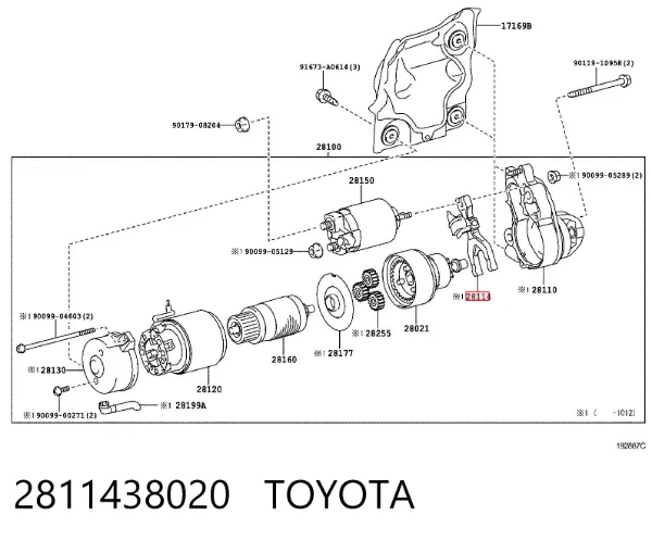  2811438020 Toyota