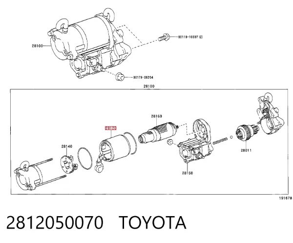  2812050070 Toyota