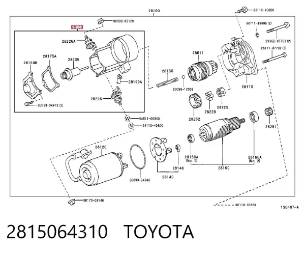  2815064310 Toyota