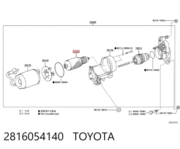  2816054140 Toyota