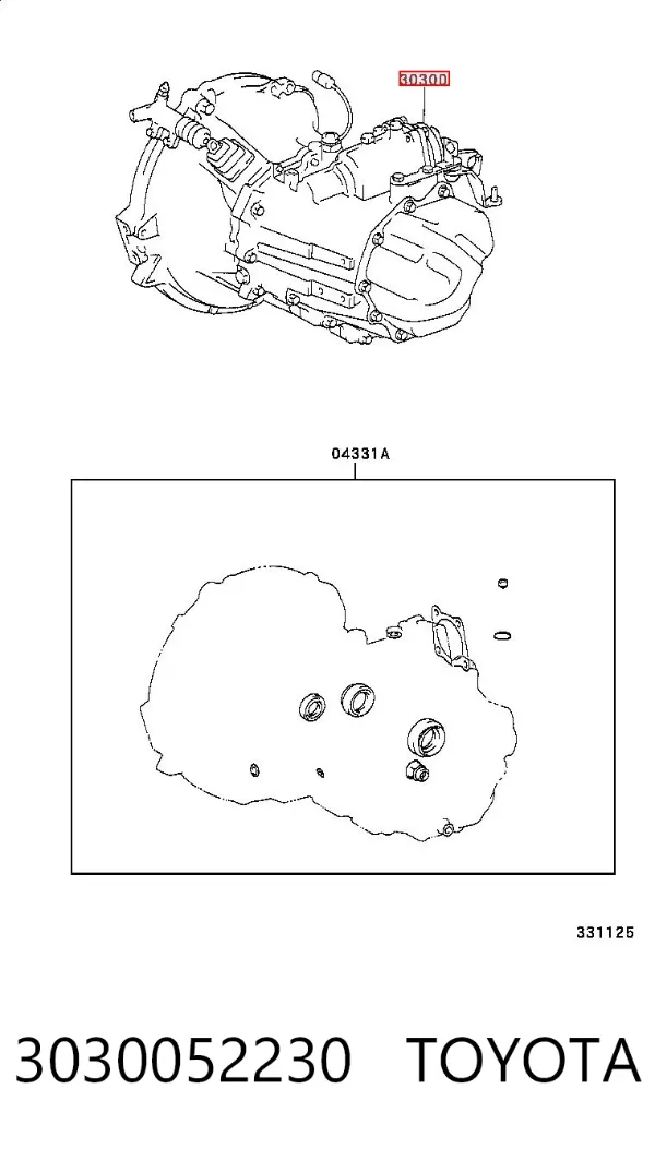 КПП 3030052230 Toyota