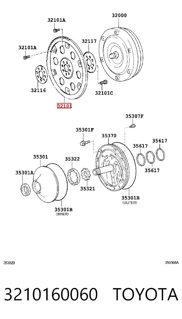  3210160060 Toyota