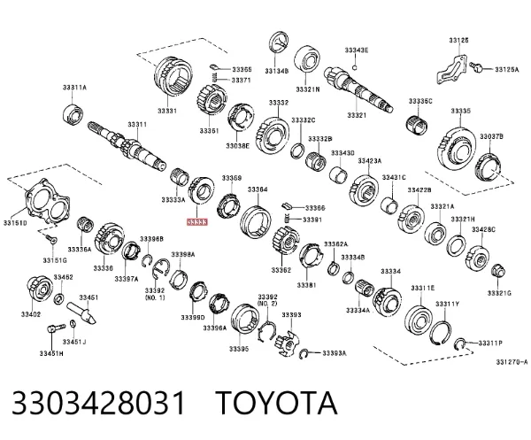  3303428031 Toyota