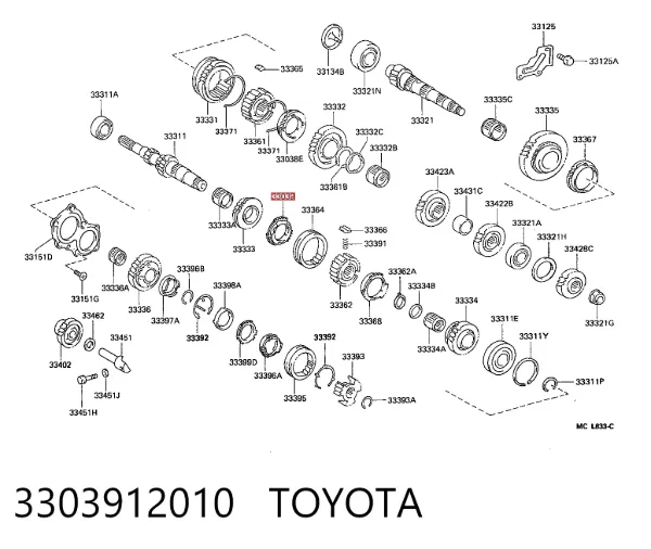  3303912010 Toyota
