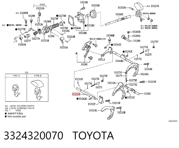  3324320070 Toyota