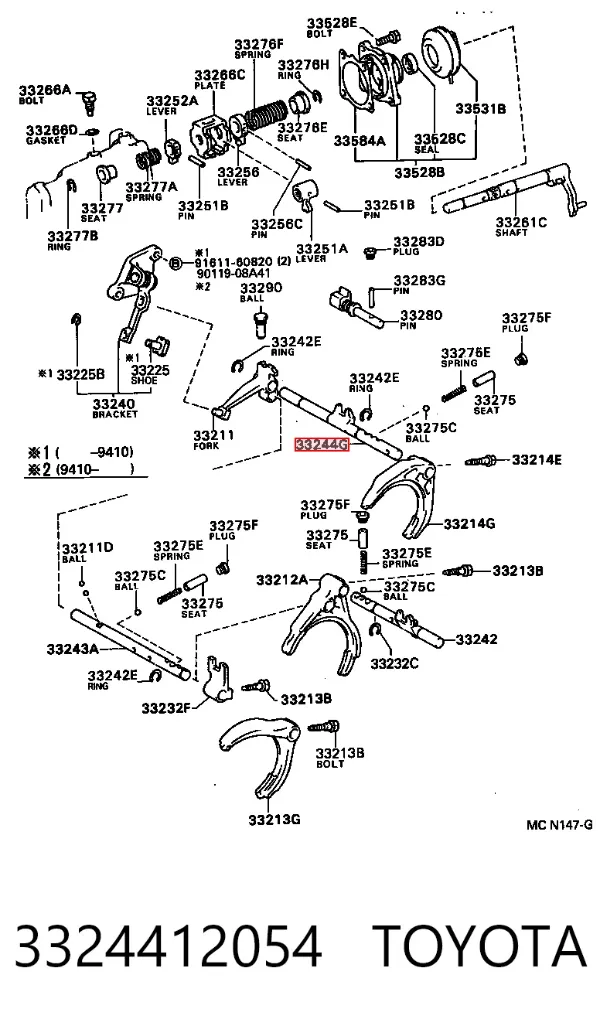  3324412054 Toyota