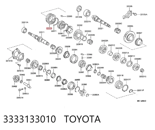  3333133010 Toyota