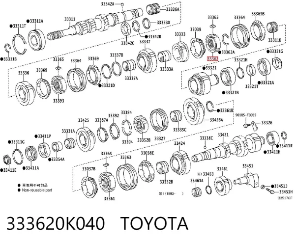  333620K040 Toyota