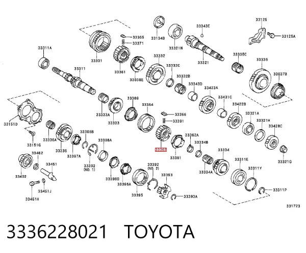  3336228021 Toyota
