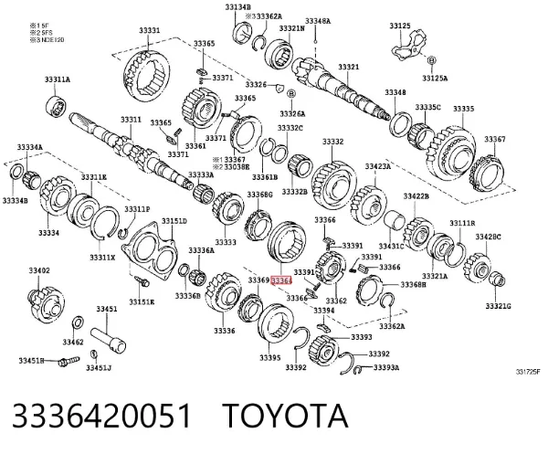  3336420051 Toyota