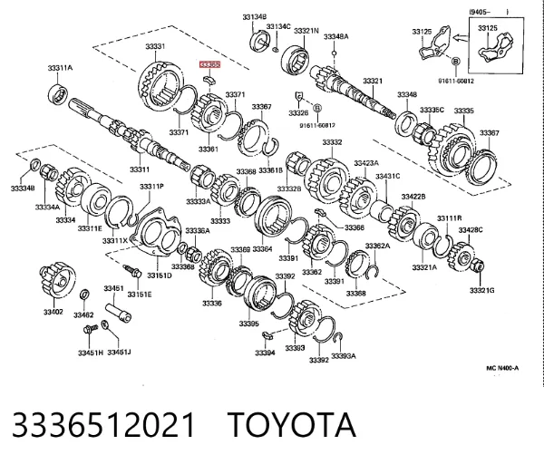 3336512021 Toyota