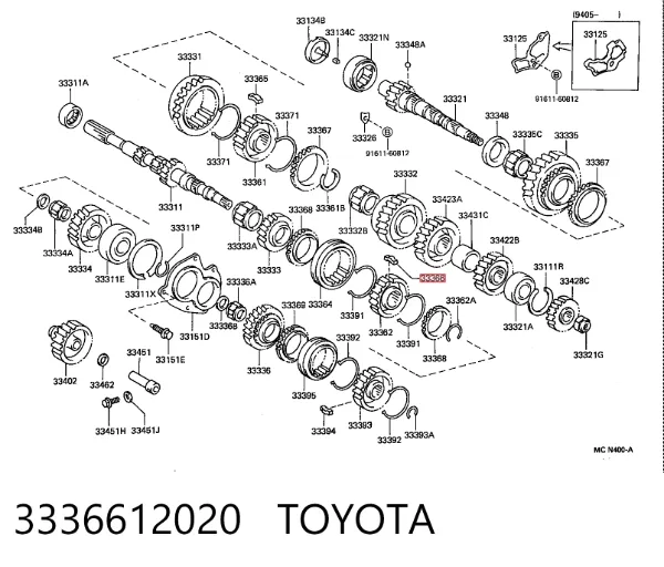  3336612020 Toyota