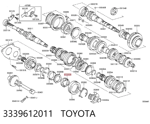  3339612011 Toyota
