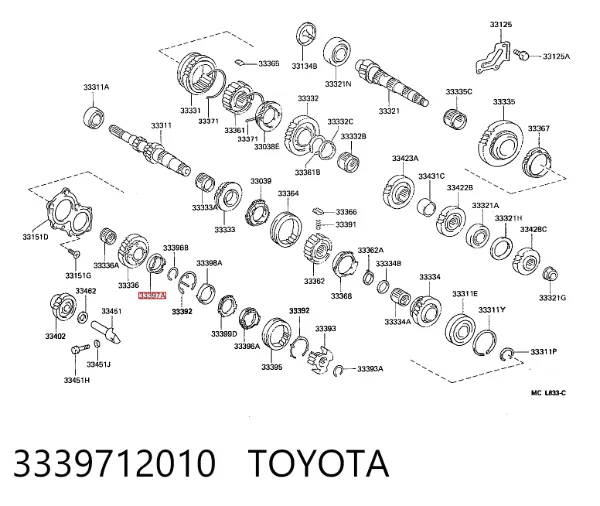  3339712010 Toyota