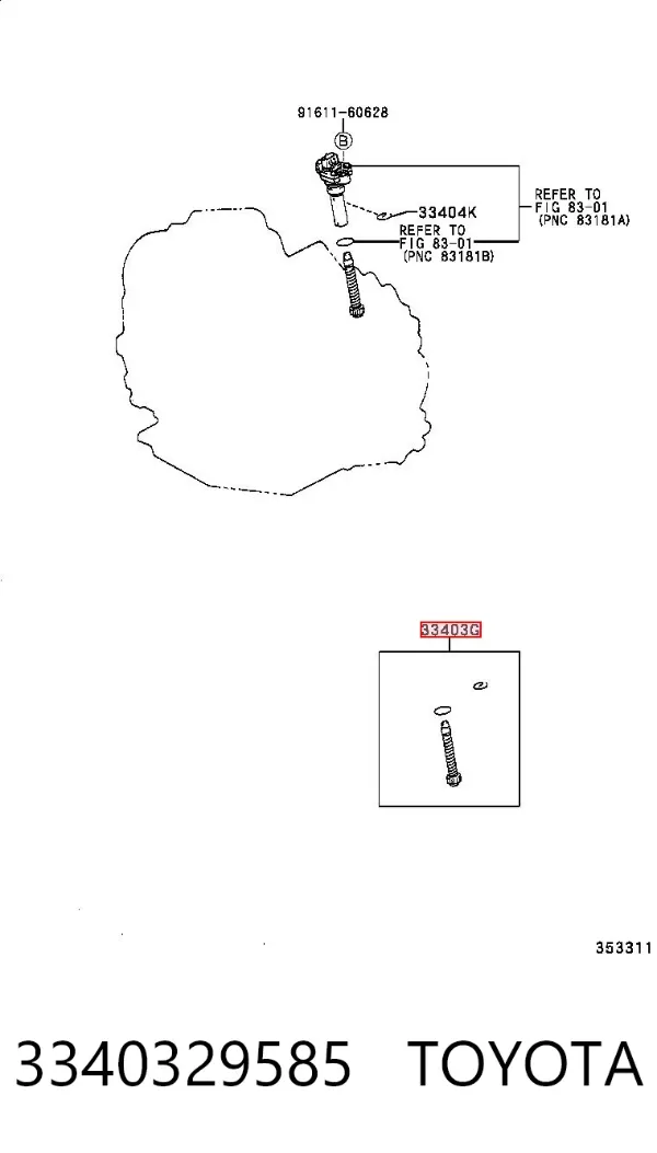  3340329585 Toyota