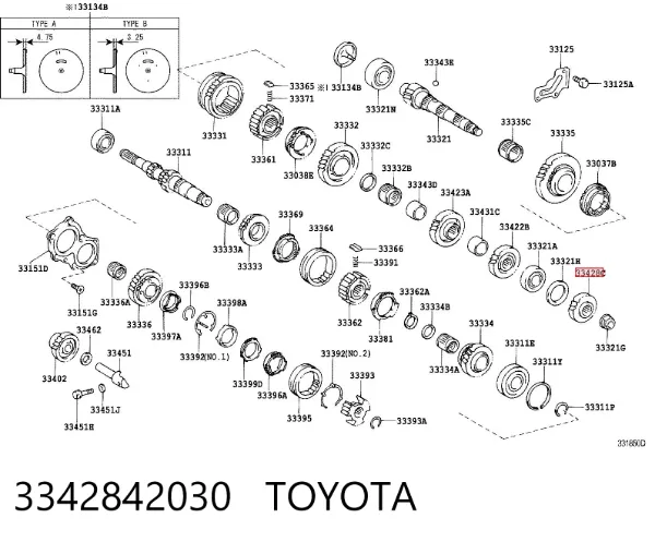  3342842030 Toyota
