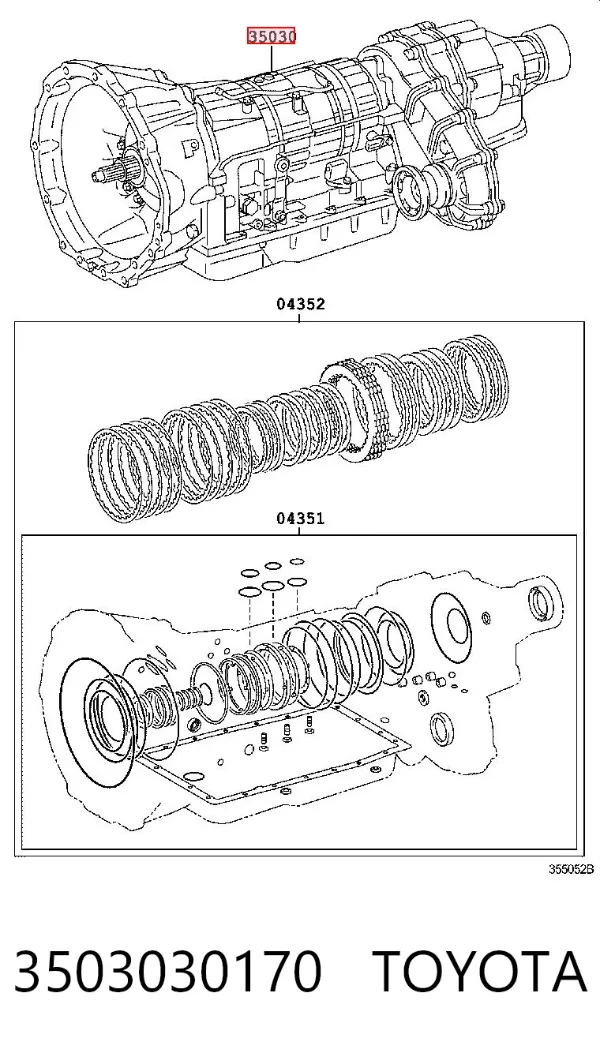 АКПП 3503030170 Toyota