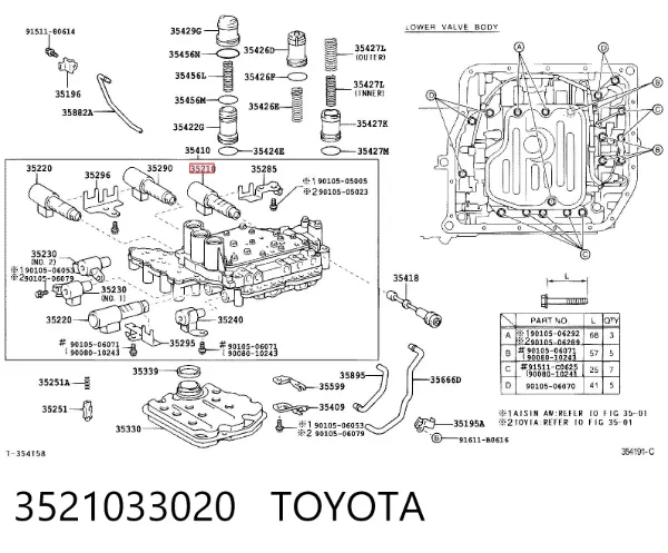 Соленоид АКПП Lexus RX 300/330/350/400H
