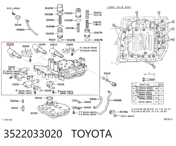 Соленоид АКПП Toyota Avensis II