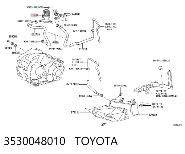 Насос ГУР 3530048010 Toyota