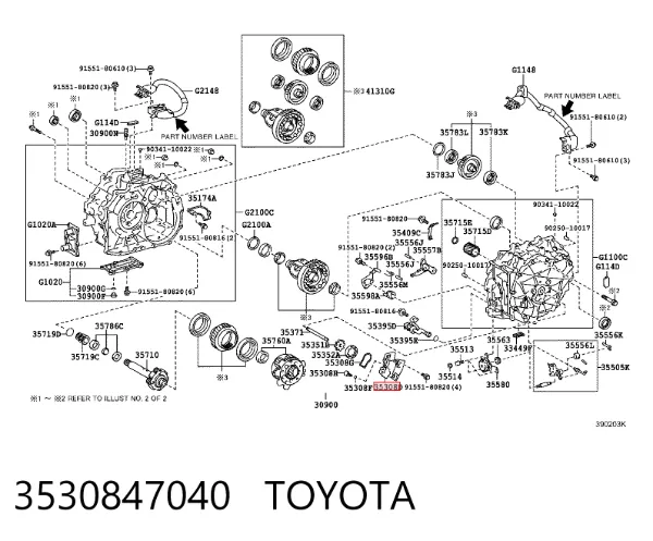  3530847040 Toyota