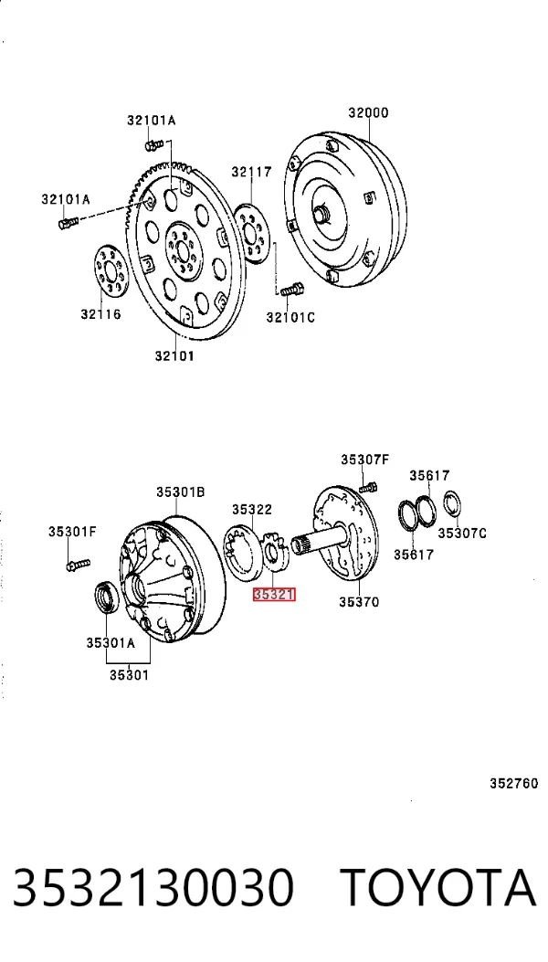  3532130030 Toyota